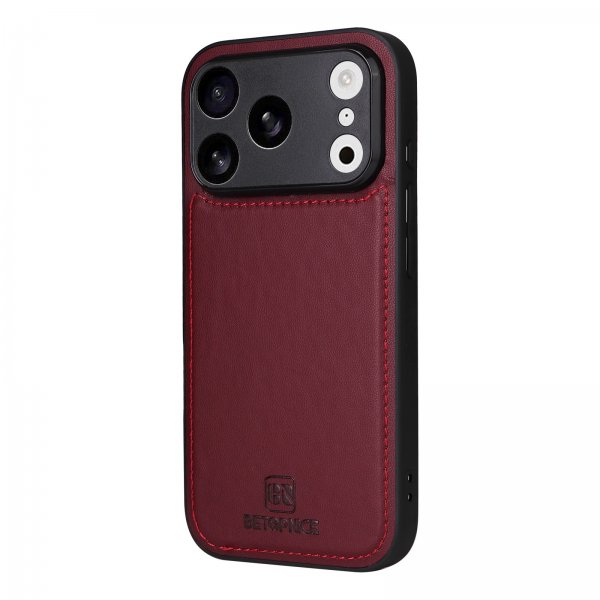 Betopnice iPhone 17 Pro Etui med Aftagelig Skal 005 Rød