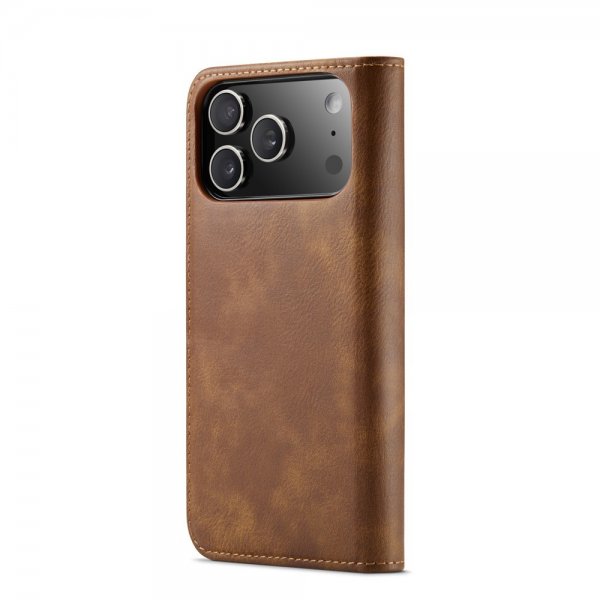 Dg.Ming iPhone 17 Pro Etui med Aftageligt Cover Brun