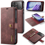 Dg.Ming iPhone 17 Pro Etui med Aftageligt Cover Rød