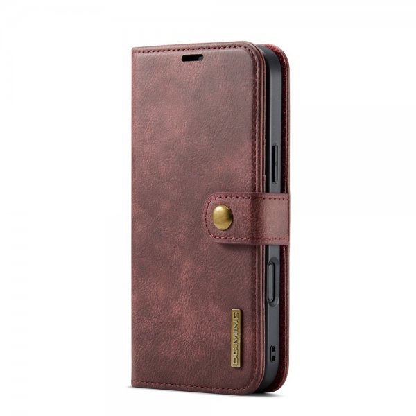 Dg.Ming iPhone 17 Pro Etui med Aftageligt Cover Rød
