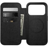 Nomad iPhone 17 Pro Etui Modern Leather Folio Sort