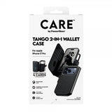 CARE by PanzerGlass iPhone 17 Pro Etui Tango Two-in-One Wallet MagSafe Sort