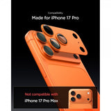 Spigen iPhone 17 Pro Kamerabeskyttelsesglas.tR EZ Fit Optik Pro XL Orange