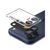 Spigen iPhone 17 Pro Kamerabeskyttelsesglas.tR EZ Fit Optik Pro XL Sort
