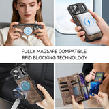 CaseMe iPhone 17 Pro Max Cover 008 Series Aftageligt Cover Brun