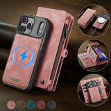 CaseMe iPhone 17 Pro Max Cover 008 Series Aftageligt Cover Rosa