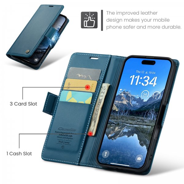 CaseMe iPhone 17 Pro Max Cover 023-serien Blå