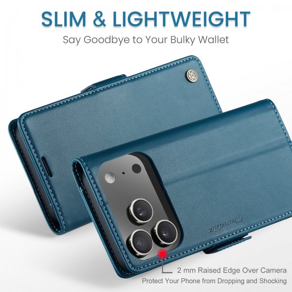 CaseMe iPhone 17 Pro Max Cover 023-serien Blå