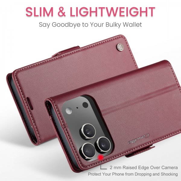 CaseMe iPhone 17 Pro Max Cover 023-serien Rød