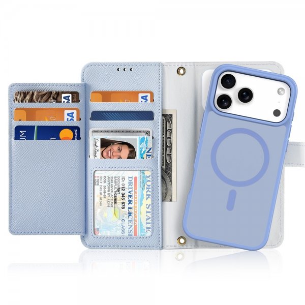 Dux Ducis iPhone 17 Pro Max Cover 2-i-1 Lawa Series MagSafe Blå