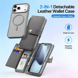Dux Ducis iPhone 17 Pro Max Cover 2-i-1 Lawa Series MagSafe Grå