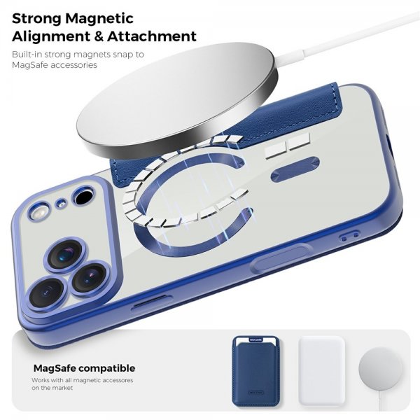 iPhone 17 Pro Max Cover MagSafe Blå