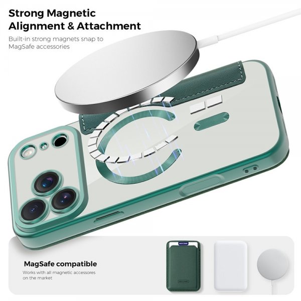 iPhone 17 Pro Max Cover MagSafe Grøn