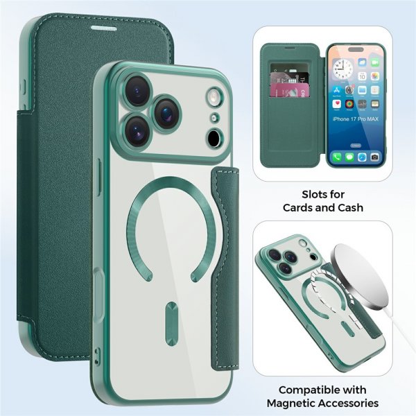 iPhone 17 Pro Max Cover MagSafe Grøn