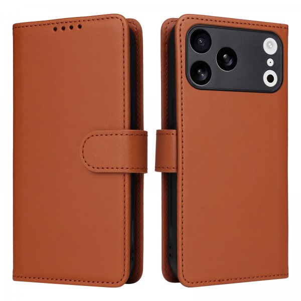 Betopnice iPhone 17 Pro Max Etui med Aftageligt Cover 005 Brun