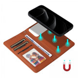 Betopnice iPhone 17 Pro Max Etui med Aftageligt Cover 005 Brun