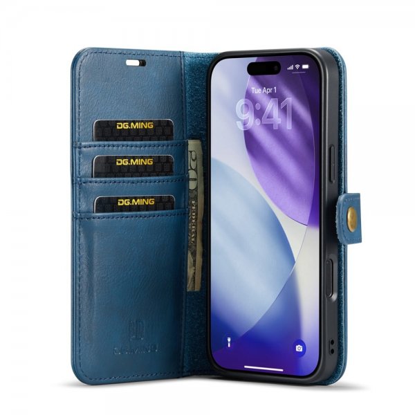 Dg.Ming iPhone 17 Pro Max Cover med Aftageligt Cover Blå