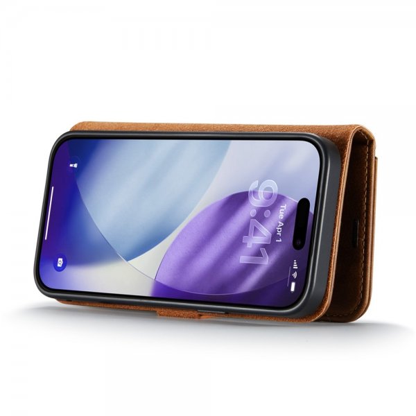 Dg.Ming iPhone 17 Pro Max Cover med Aftageligt Cover Brun