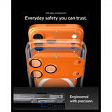 Spigen iPhone 17 Pro Max Kamerabeskytter Glas.tR EZ Fit Optik Pro XL Orange