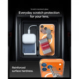 Spigen iPhone 17 Pro Max Kamerabeskytter Glas.tR EZ Fit Optik Pro XL Orange
