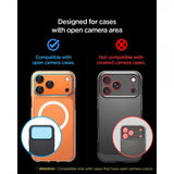 Spigen iPhone 17 Pro Max Kamerabeskytter Glas.tR EZ Fit Optik Pro XL Orange