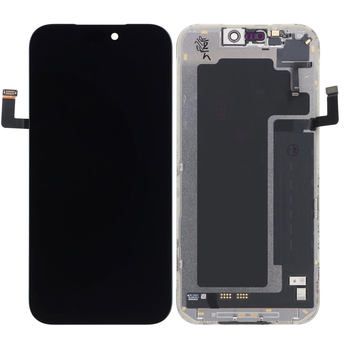 iPhone 17 Pro Max brugt original OLED-skærm – diagnostik bestået