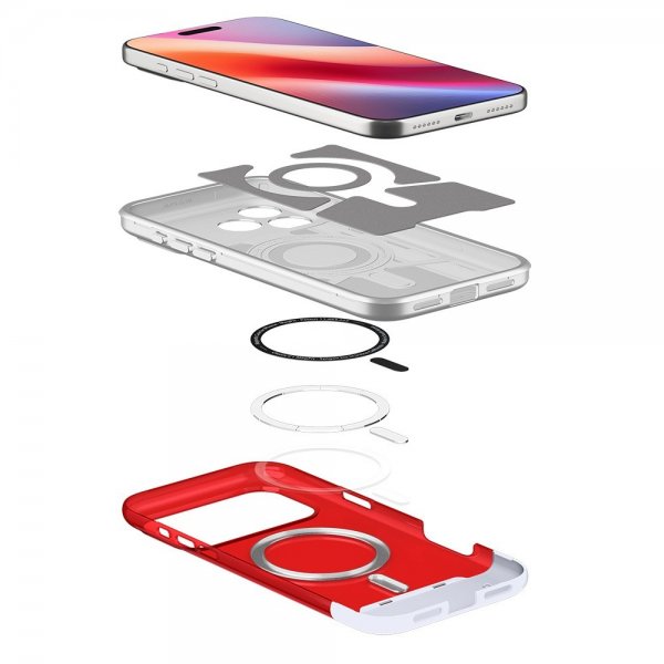 Spigen iPhone 17 Pro Max Cover Classic C1 MagFit Ruby