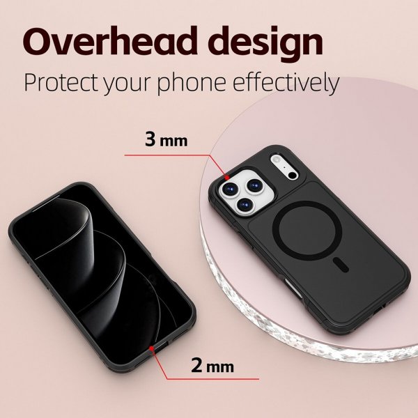 4smarts iPhone 17 Pro Max Cover Defend Etui Ultimag Sort
