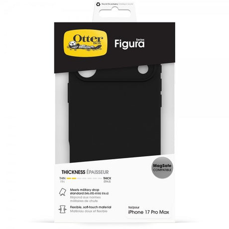 Otterbox iPhone 17 Pro Max Cover Figura MagSafe Sort
