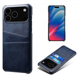 iPhone 17 Pro Max Cover med to Kortlommer Blå