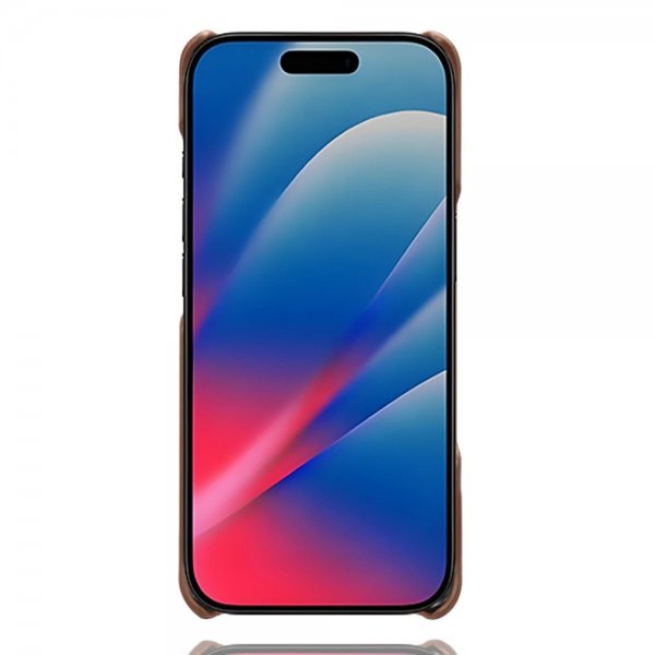 iPhone 17 Pro Max Cover med to Kortlommer Mørkebrun