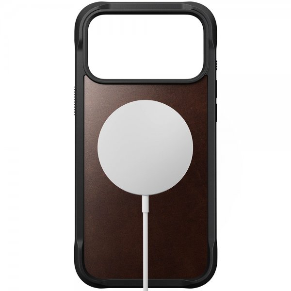 Nomad iPhone 17 Pro Max Cover Robust lædercover Horween Rustic Brown