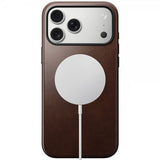 Nomad iPhone 17 Pro Max Cover Modern Leather Case Horween Rustic Brown
