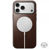 Nomad iPhone 17 Pro Max Cover Modern Leather Case Horween Rustic Brown