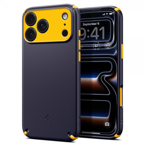 Spigen iPhone 17 Pro Max Cover Nano Pop Hybrid MagFit Blueberry Navy