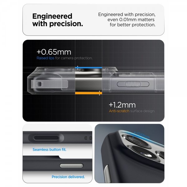 Spigen iPhone 17 Pro Max Cover Nano Pop MagFit Black Sesame