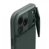 Spigen iPhone 17 Pro Max Cover Optik Armor MagFit Abyss Green