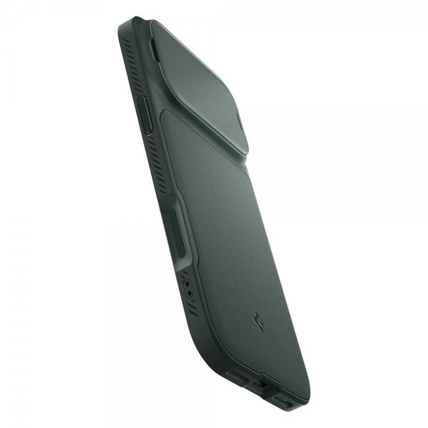 Spigen iPhone 17 Pro Max Cover Optik Armor MagFit Abyss Green