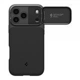 Spigen iPhone 17 Pro Max Cover Optik Armor MagFit Sort