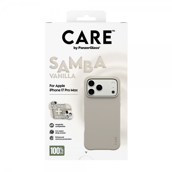 CARE by PanzerGlass iPhone 17 Pro Max Cover Samba MagSafe Vanilla