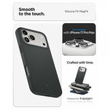 Spigen iPhone 17 Pro Max Cover Silicone Fit MagFit Abyss Green