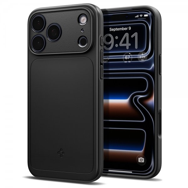 Spigen iPhone 17 Pro Max Cover Thin Fit MagFit Sort