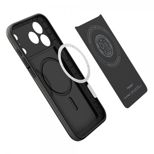 Spigen iPhone 17 Pro Max Cover Thin Fit MagFit Sort