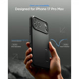 Spigen iPhone 17 Pro Max Cover Tough Armor T MagFit Sort