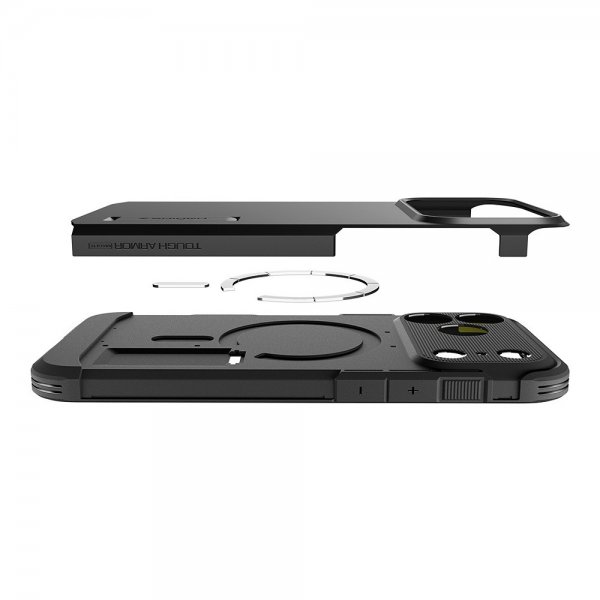 Spigen iPhone 17 Pro Max Cover Tough Armor T MagFit Sort