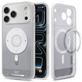 Spigen iPhone 17 Pro Max Cover Ultra Hybrid Classic MagFit Sølv