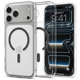 Spigen iPhone 17 Pro Max Cover Ultra Hybrid MagFit Clear Graphite