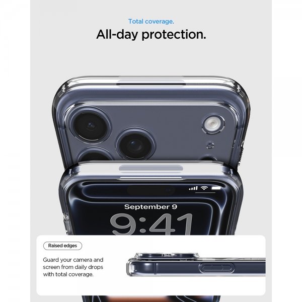 Spigen iPhone 17 Pro Max Cover Ultra Hybrid MagFit Clear Graphite
