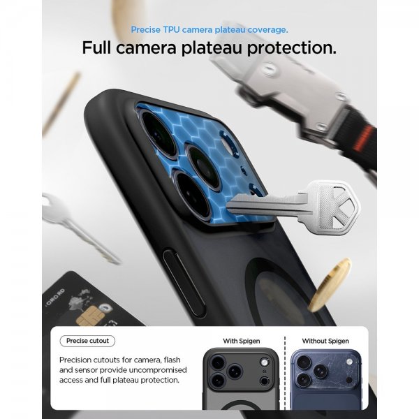 Spigen iPhone 17 Pro Max Cover Ultra Hybrid MagFit Frost Black