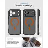Spigen iPhone 17 Pro Max Cover Ultra Hybrid MagFit Frost Black Orange